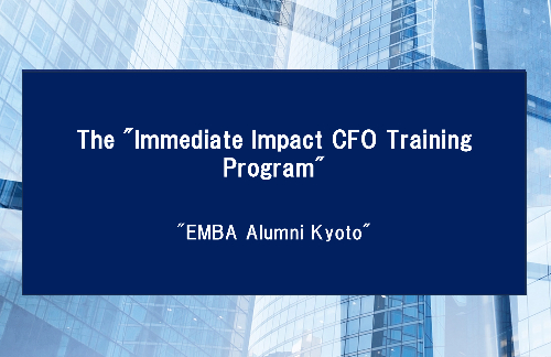 Immediate-Impact CFO Training Program